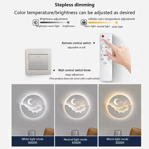 applique murale led moderne pour intérieur décoratif et lumineux