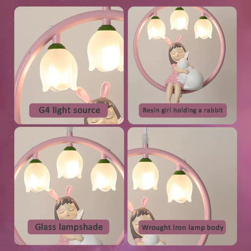 suspension mignonne pour chambre de petite fille moderne