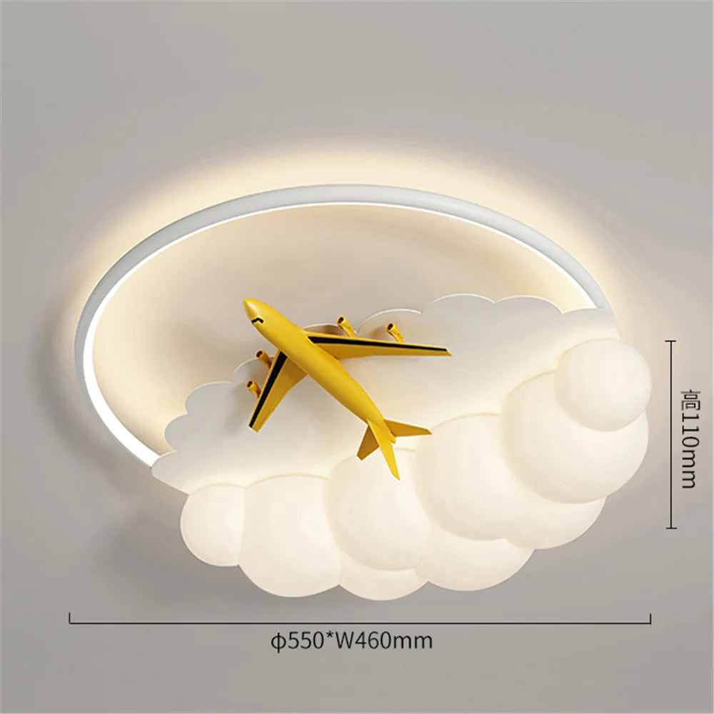 plafonnier led créatif en acrylique pour décoration enfant - vue 8 sur 9