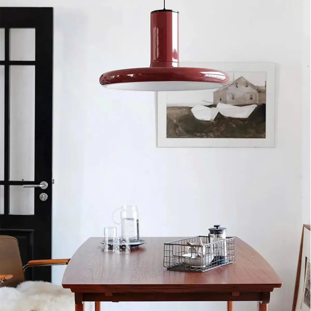 Modern and minimalist pendant light for elegant interior decor - vue 5 sur 8