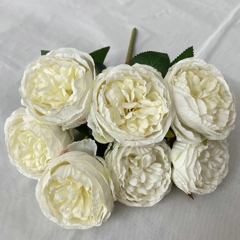 bouquet de roses artificielles décoratif pour mariage et événements - vue 7 sur 16