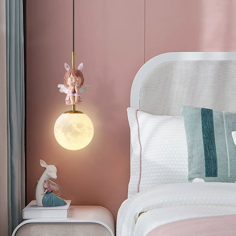 applique murale ange moderne pour chambre d'enfant décorative - vue 6 sur 18