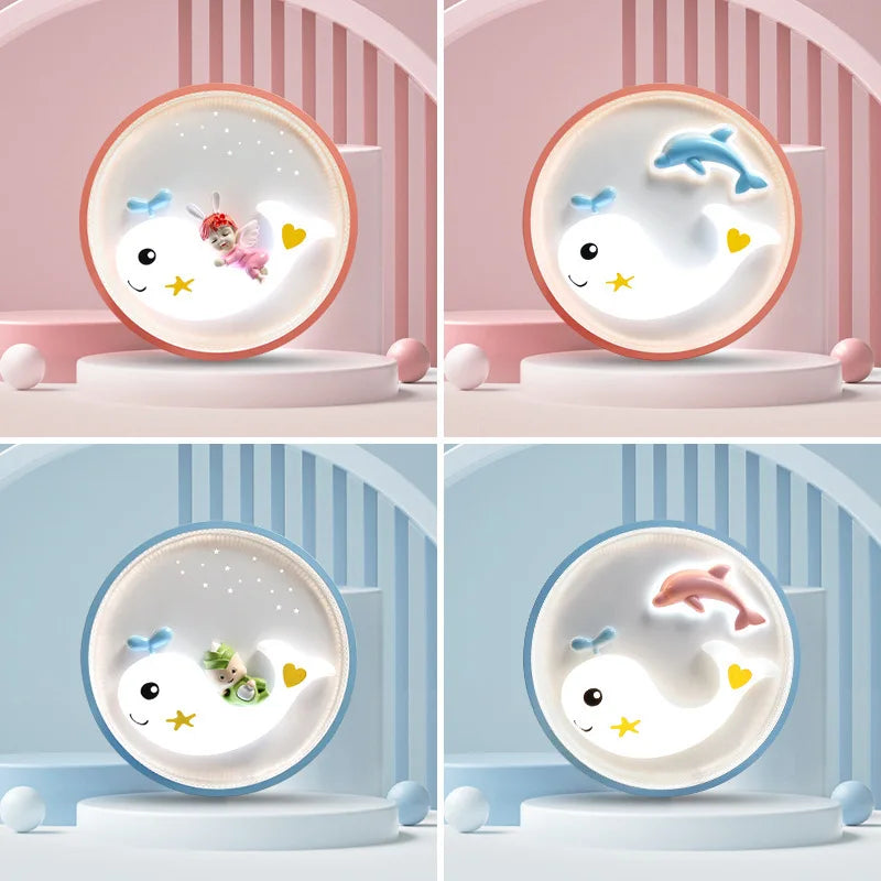 plafonniers de bande dessinée pour enfants garçons et filles modernes minimalistes - vue 5 sur 10