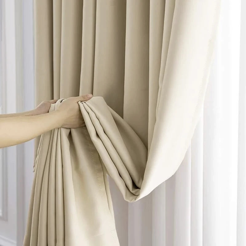 Rideau court moderne occultant pour cuisine et chambre - vue 4 sur 10