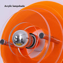 Antique Bauhaus style decorative wall light with coloured lights