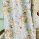 Rideau occultant floral style européen pour salon chambre