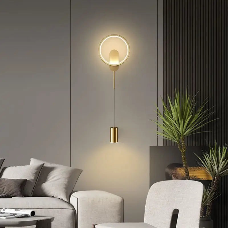 applique murale moderne à led luminaire suspendu décoratif et idéal - vue 6 sur 9