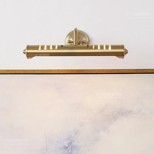 Decorative brass wall light in minimalist Japanese retro style - vue 6 sur 8