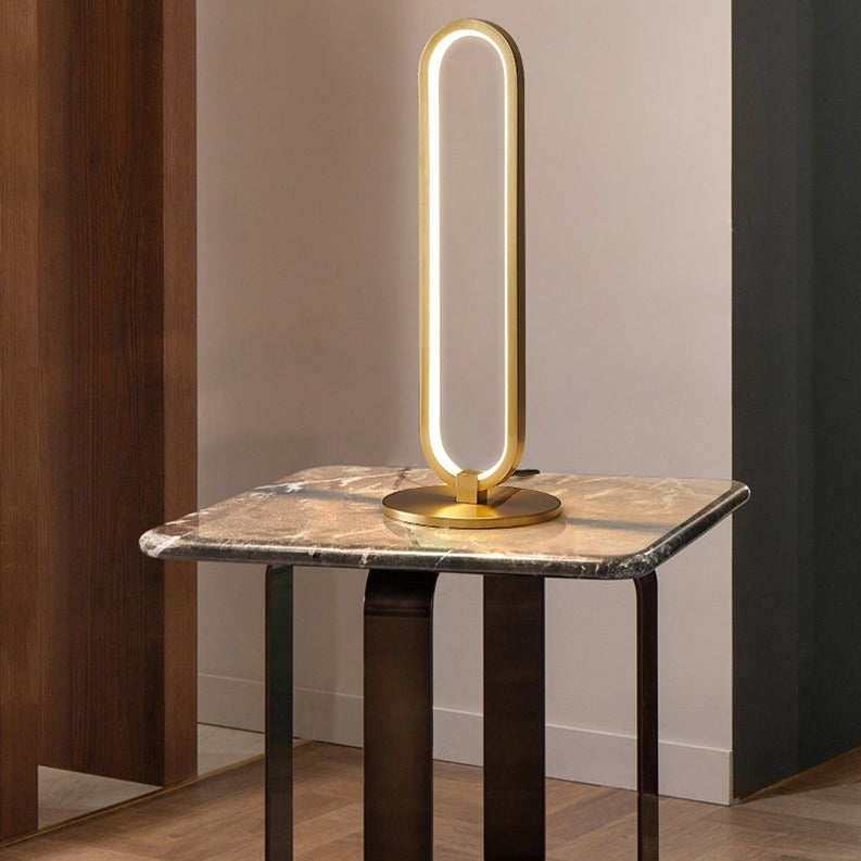 Lampe à poser LED avec anneau métallique design Arpa - vue 5 sur 7
