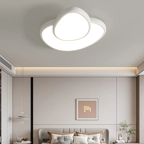Modern minimalist nordic LED chandelier - vue 5 sur 10