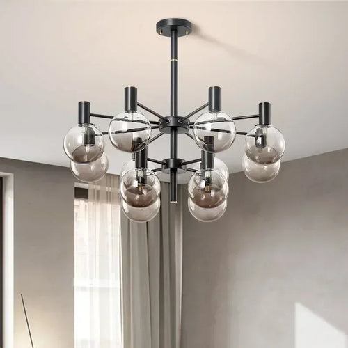 Nordic minimalist glass pendant light for modern decor - vue 4 sur 14