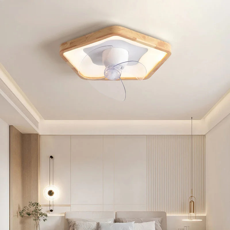 plafonnier oscillant créatif nordique avec lumière led et télécommande - vue 4 sur 11