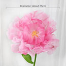 Artificial silk poppy pink realistic festive decoration flower