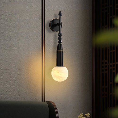 applique murale en cuivre au style chinois élégant pour décoration moderne - vue 4 sur 8