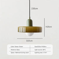 lampe suspendue nordique en verre pour intérieur décoratif