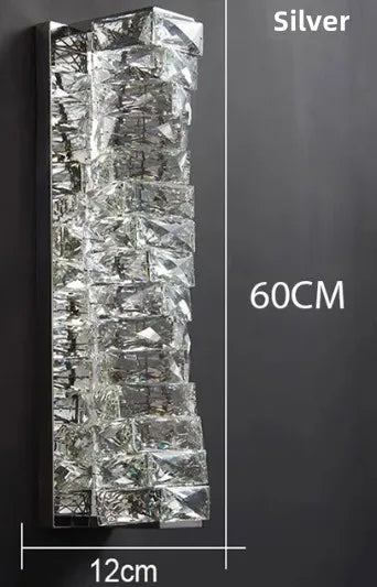 applique murale en cristal moderne lampe à led pour intérieur - vue 19 sur 18