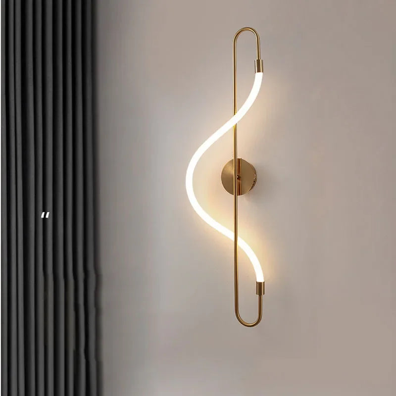 applique murale led en forme de note de musique décorative - vue 7 sur 8