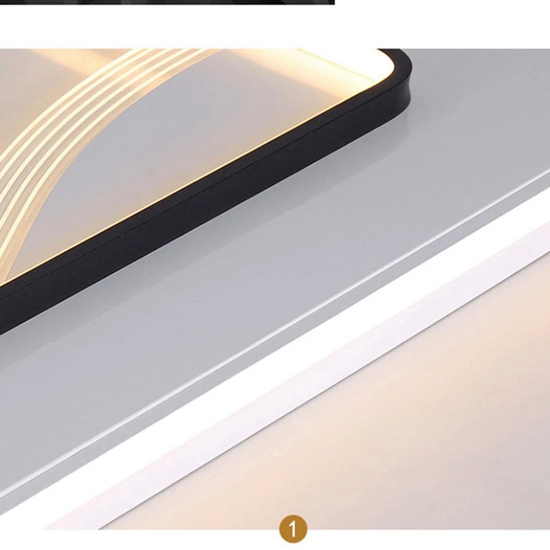 Plafonnier led design moderne intérieur - vue 4 sur 12