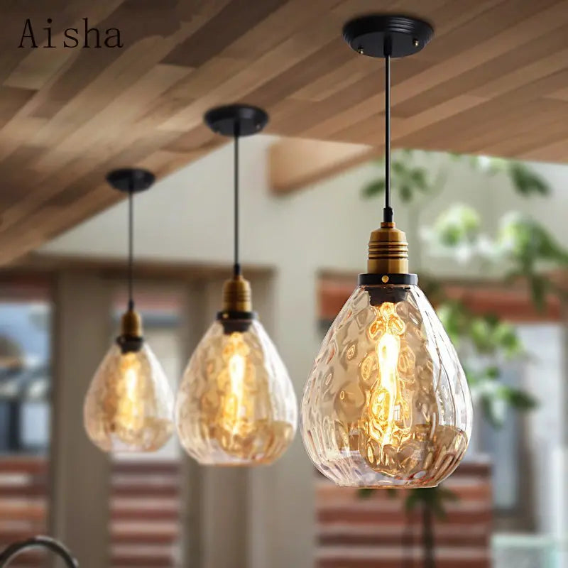 lustre industriel rétro pour décoration intérieure moderne - vue 4 sur 10