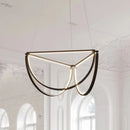 lustre led postmoderne à intensité variable pour intérieur