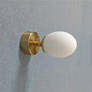Modern egg-shaped wall light with creative minimalist design