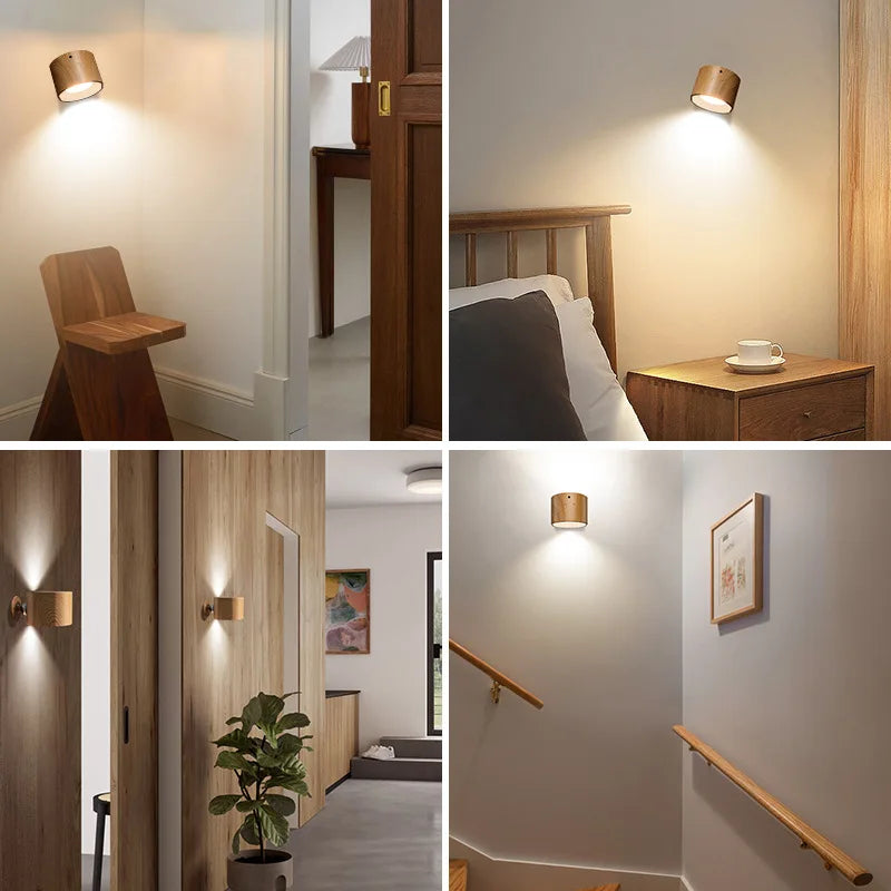 Applique murale LED rechargeable avec télécommande tactile