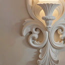 applique murale rétro française sculptée luminaire nordique de luxe décoratif