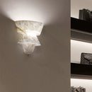 Modern minimalist natural marble LED decorative wall light