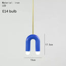 Modern milky white LED pendant light, living room, bedroom, children's room, creative decoration pendant light