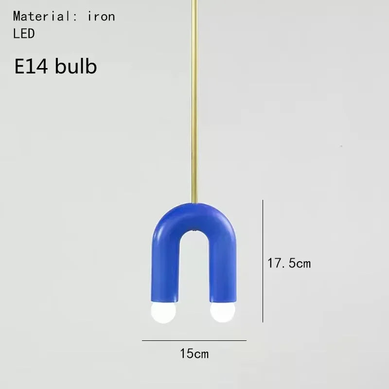 Modern milky white LED pendant light, living room, bedroom, children's room, creative decoration pendant light - vue 8 sur 11