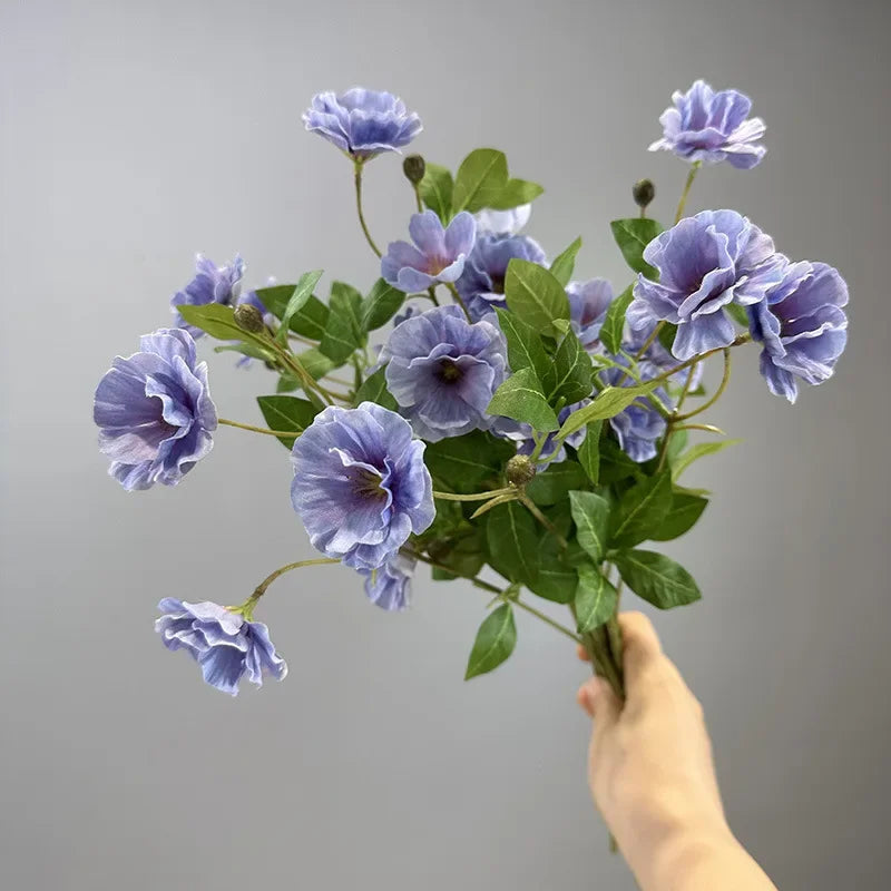 simulation marguerite en soie fleurs artificielles pour décoration intérieure - vue 12 sur 13
