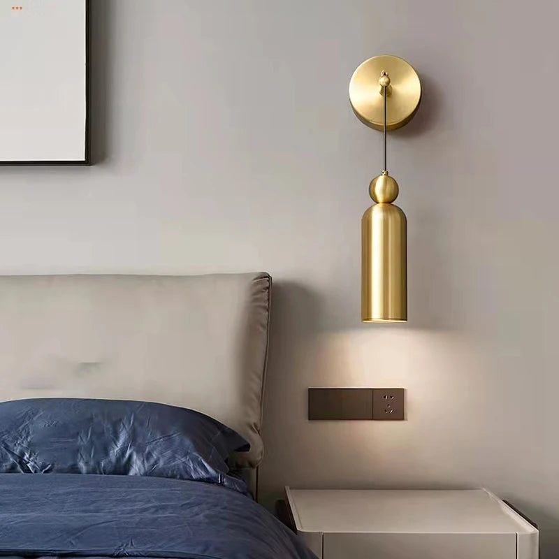 applique murale minimaliste moderne avec fil réglable
