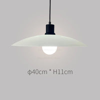 Nordic minimalist LED pendant light Danish designer flying saucer