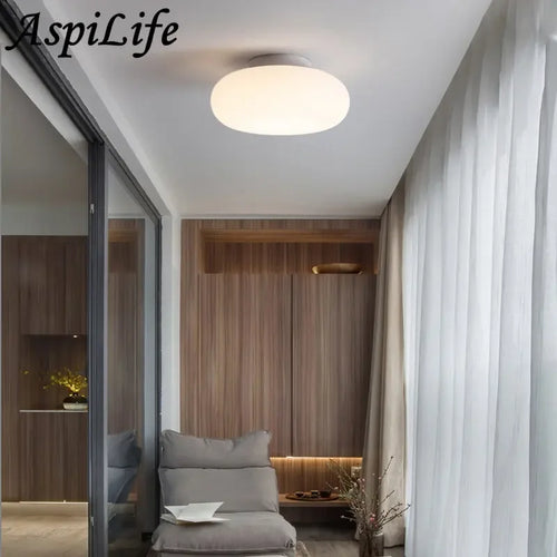 Lustre LED Apple modernes maison salon chambre couloir porche balcon - vue 4 sur 17