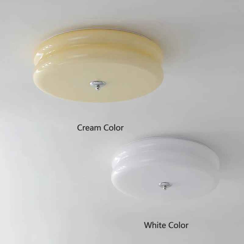 Bauhaus Glass Ceiling Lights for Bedroom Living Room Decor Cake Design Vintage Corridor Balcony Aisle Stair Ceiling Lamp 220V