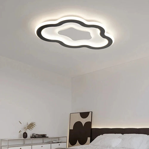 Plafonnier à formes chromé moderne à LED - vue 5 sur 14
