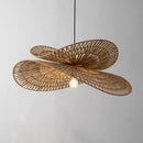 Wabi sabi style pendant light, rattan woven light, dining room home decoration, bedroom living room pendant light