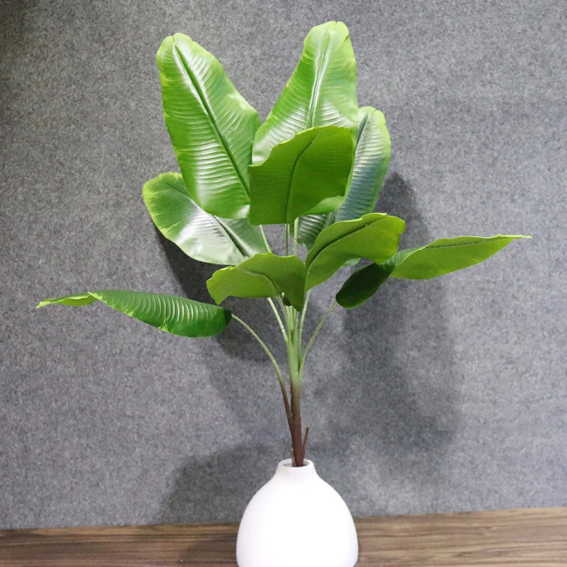 grandes plantes artificielles bananiers tropicaux décorations jungle - vue 3 sur 6