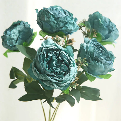 bouquet de pivoines artificielles pour décoration et photographie - vue 8 sur 11
