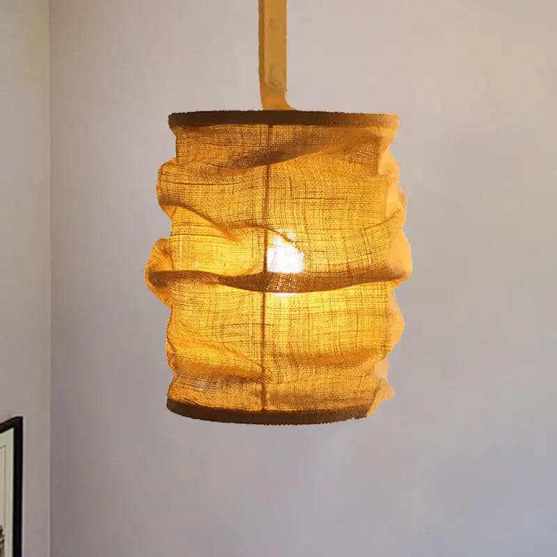 lustre rétro chinois pour restaurant bar ou salon de thé zen - vue 4 sur 7