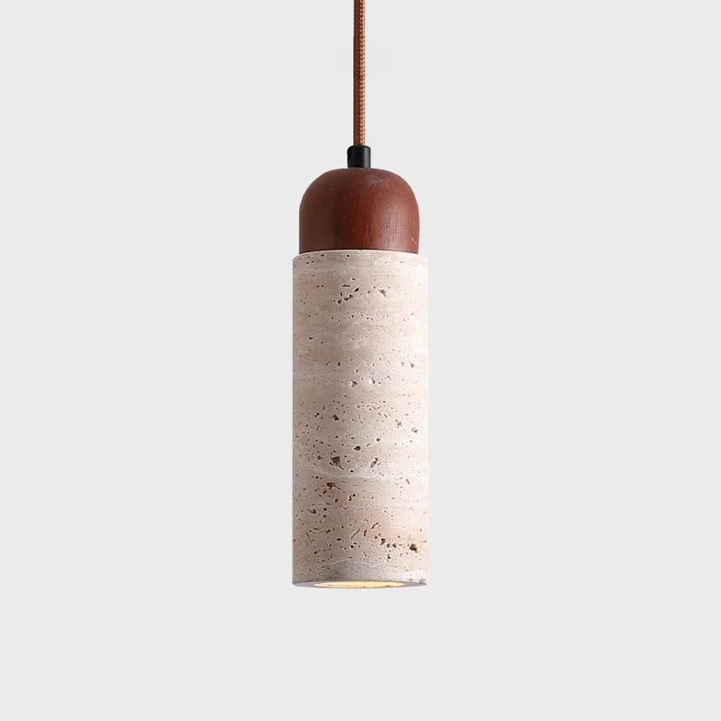 lustre suspendu led vintage en pierre naturelle pour décoration rétro