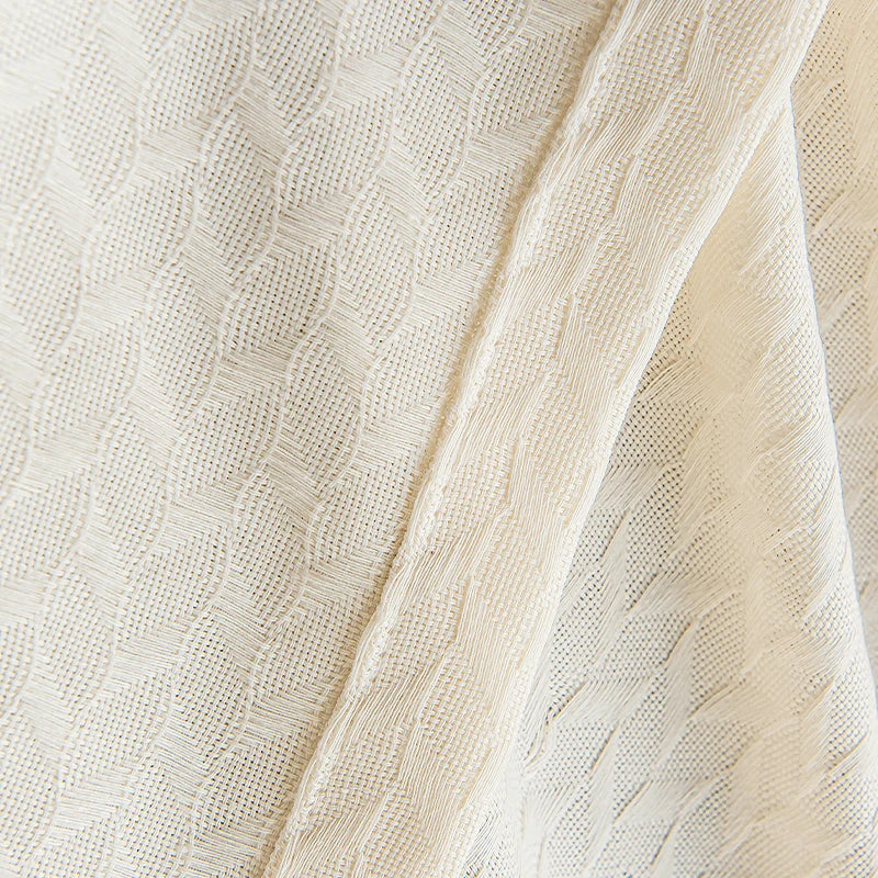 Voilage tulle japonais élégant semi occultant salon chambre