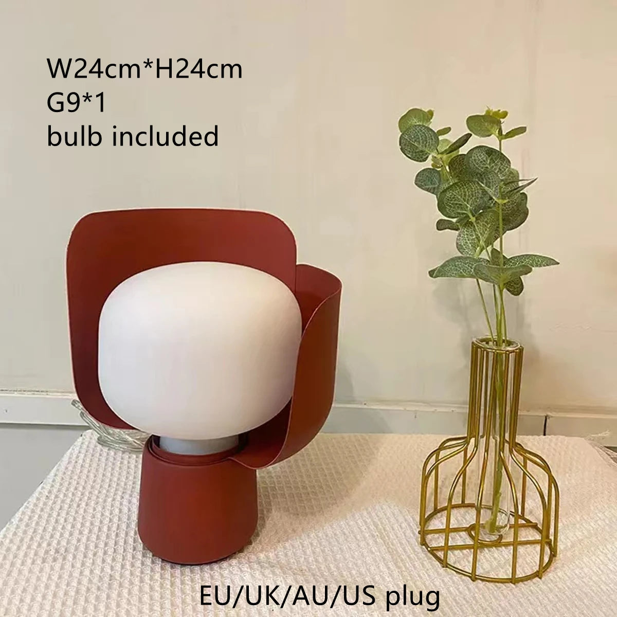 Lampe à poser LED en métal coloré krollet - vue 11 sur 14