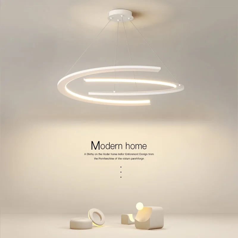 Lustre moderne pour salon - vue 3 sur 8