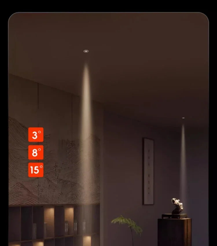 Ultra-slim recessed LED spotlight for ambient lighting - vue 6 sur 9