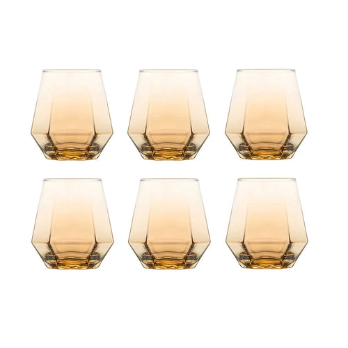 Ensemble 6 verres whisky 320 ml style facette