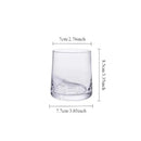 Verres design géométrique 250 ml pour cocktails eau