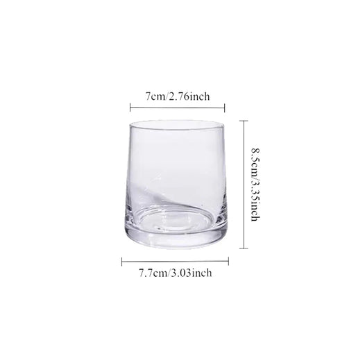 Verres design géométrique 250 ml pour cocktails eau