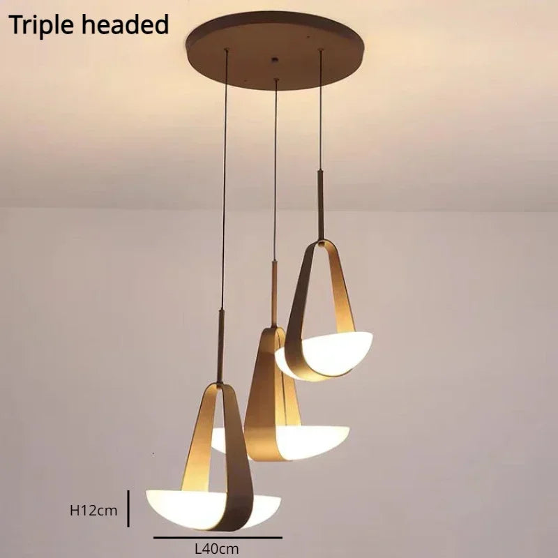 lustre nordique moderne créatif éclairage décoratif intérieur - vue 6 sur 8