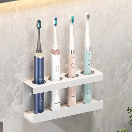 Aluminum Wall Mount Electric Toothbrush Holder for Bathroom, Shower, Toothbrush Hanger Brush Stand, Hanger Bathroom Organizer - vue 16 sur 16